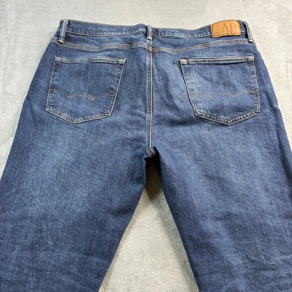 American Eagle Original Bootcut Jeans Men's‎ Med Wash Easy Flex Denim 36x31.5